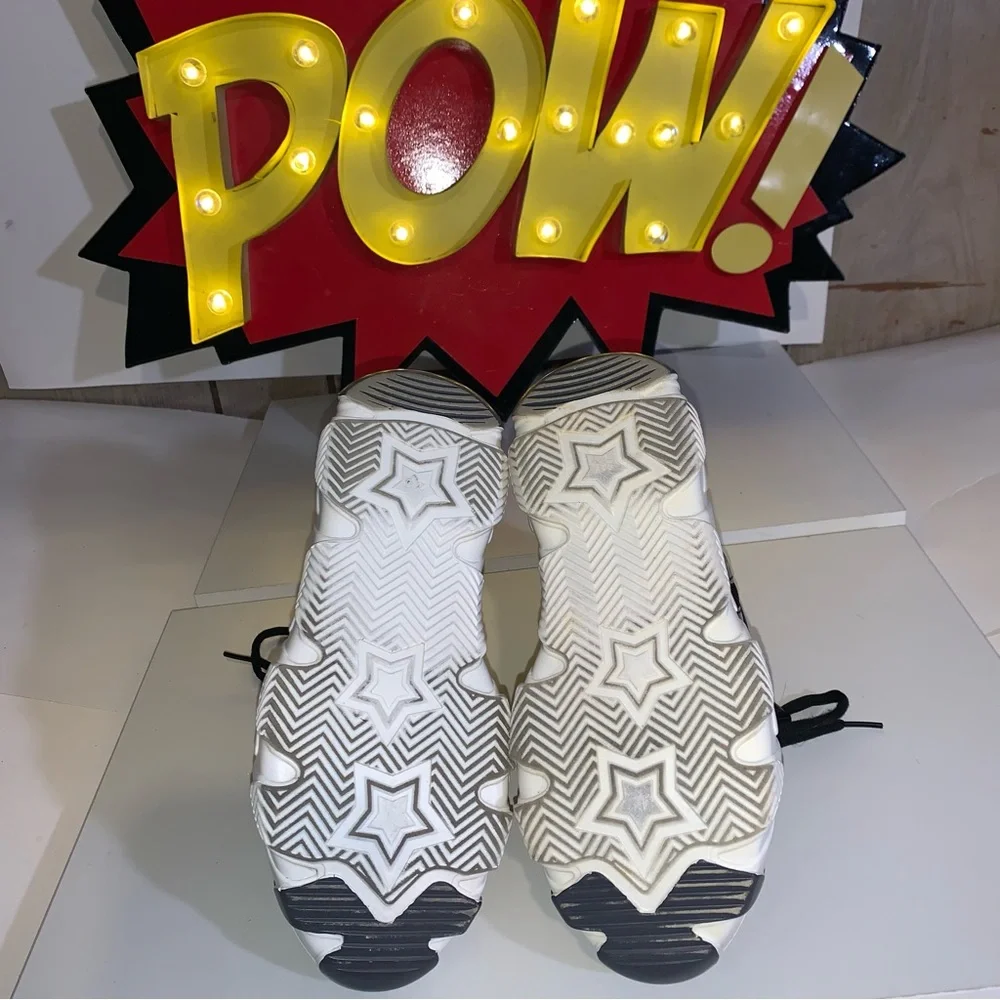 Anthony Wang Holographic Hidden Wedge Platform Heel Women's Shoes Used Size 7.5